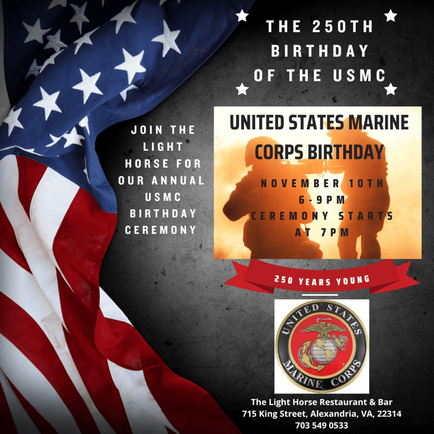 Celebrating 250 years of the USMC