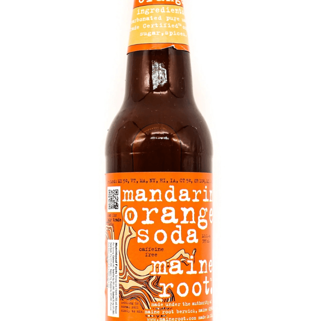 Maine Root Classic Orange (Mandarin) Soda.