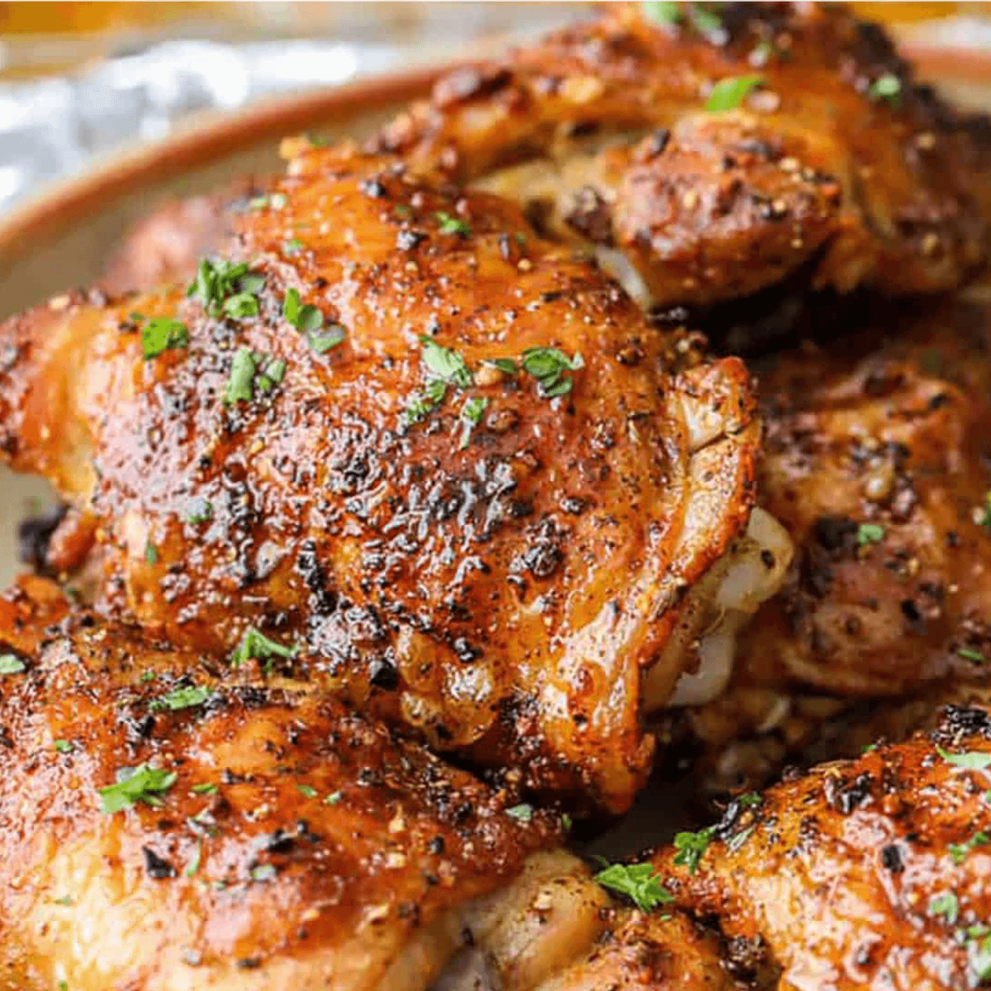 Baked Chicken and Rice.