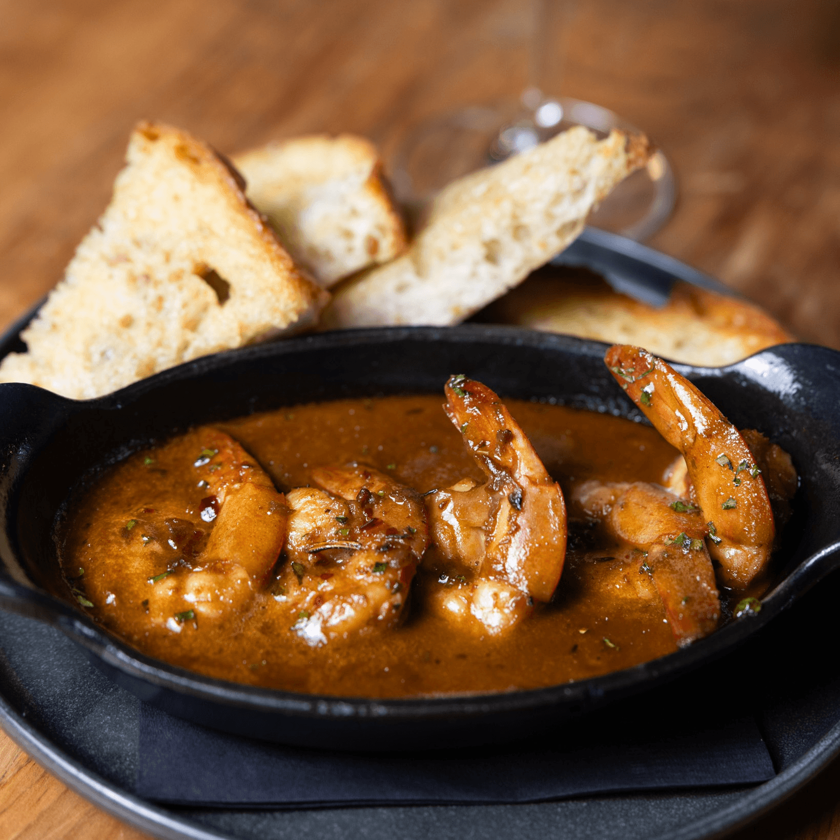 New Orleans "BBQ" Shrimp.