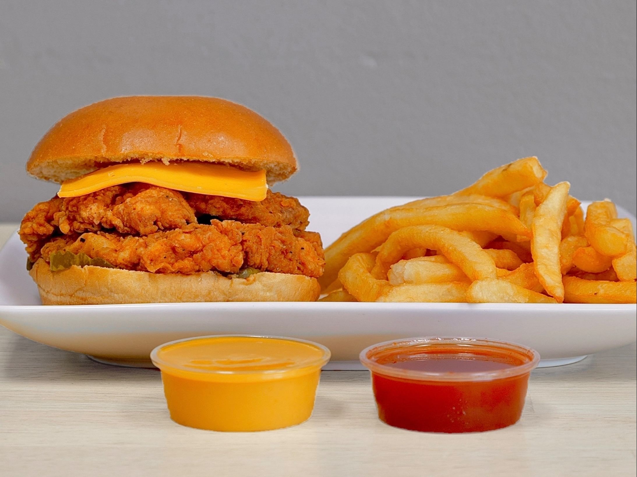 Regular Chicken Sandwich & 1 Side.