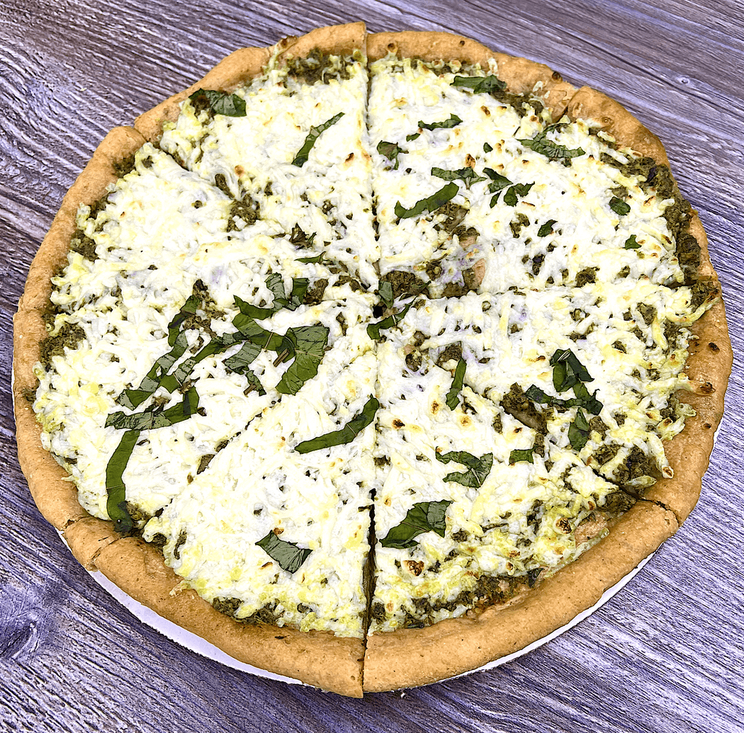 2 Pesto Pizza (c).