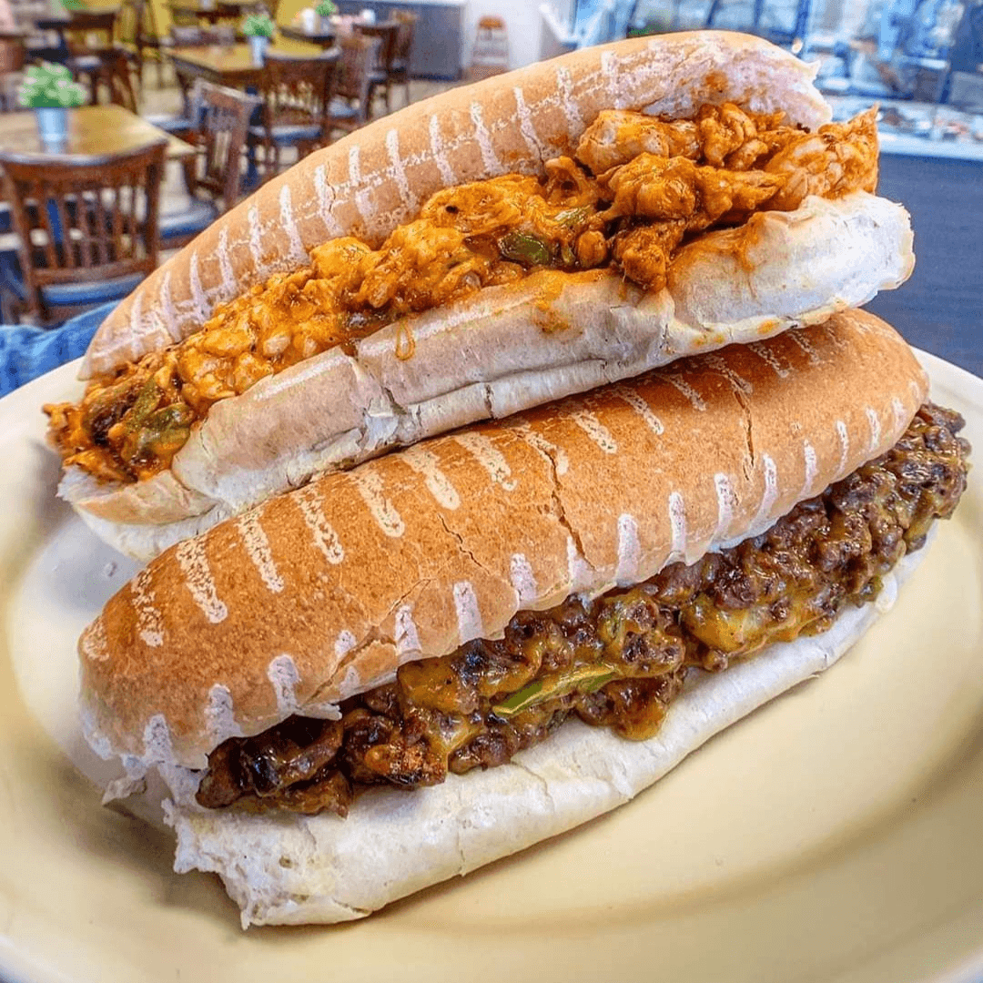 Philly Cheese Steak Sandwich.