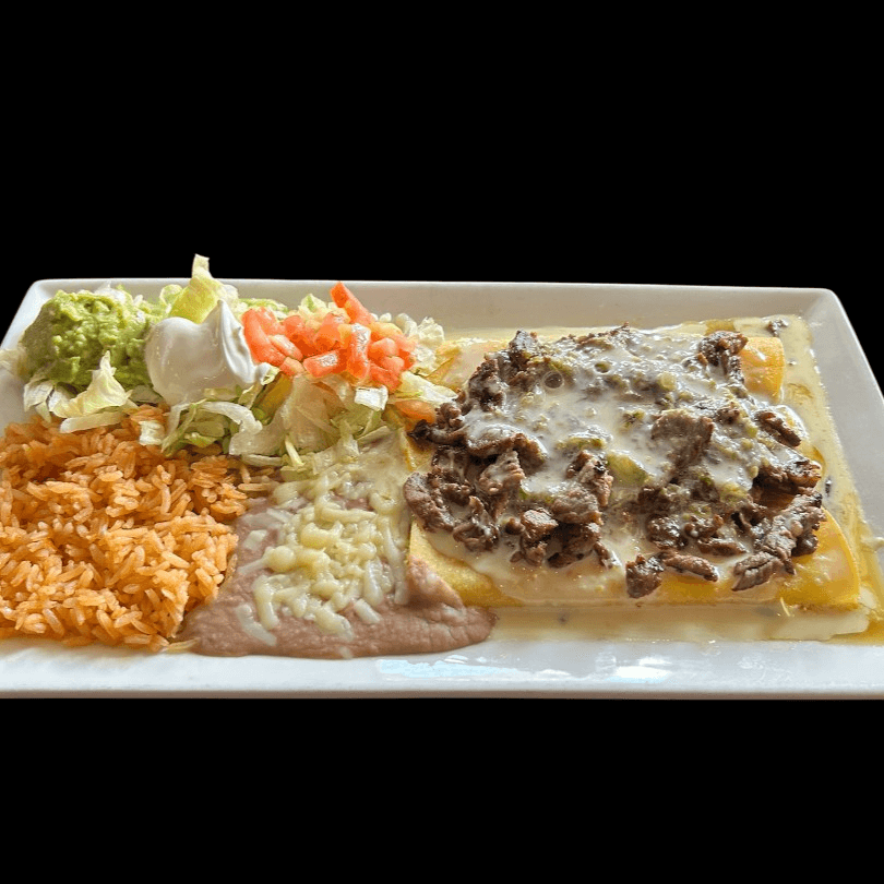 Enchiladas Al Carbon.