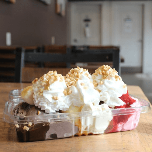 Homemade Banana Split