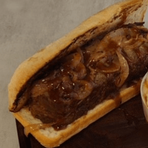 Beef Brisket Sandwich.