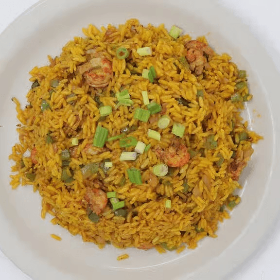 Cajun Crawfish Rice.