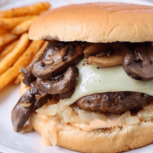 Mushroom & Swiss Burger