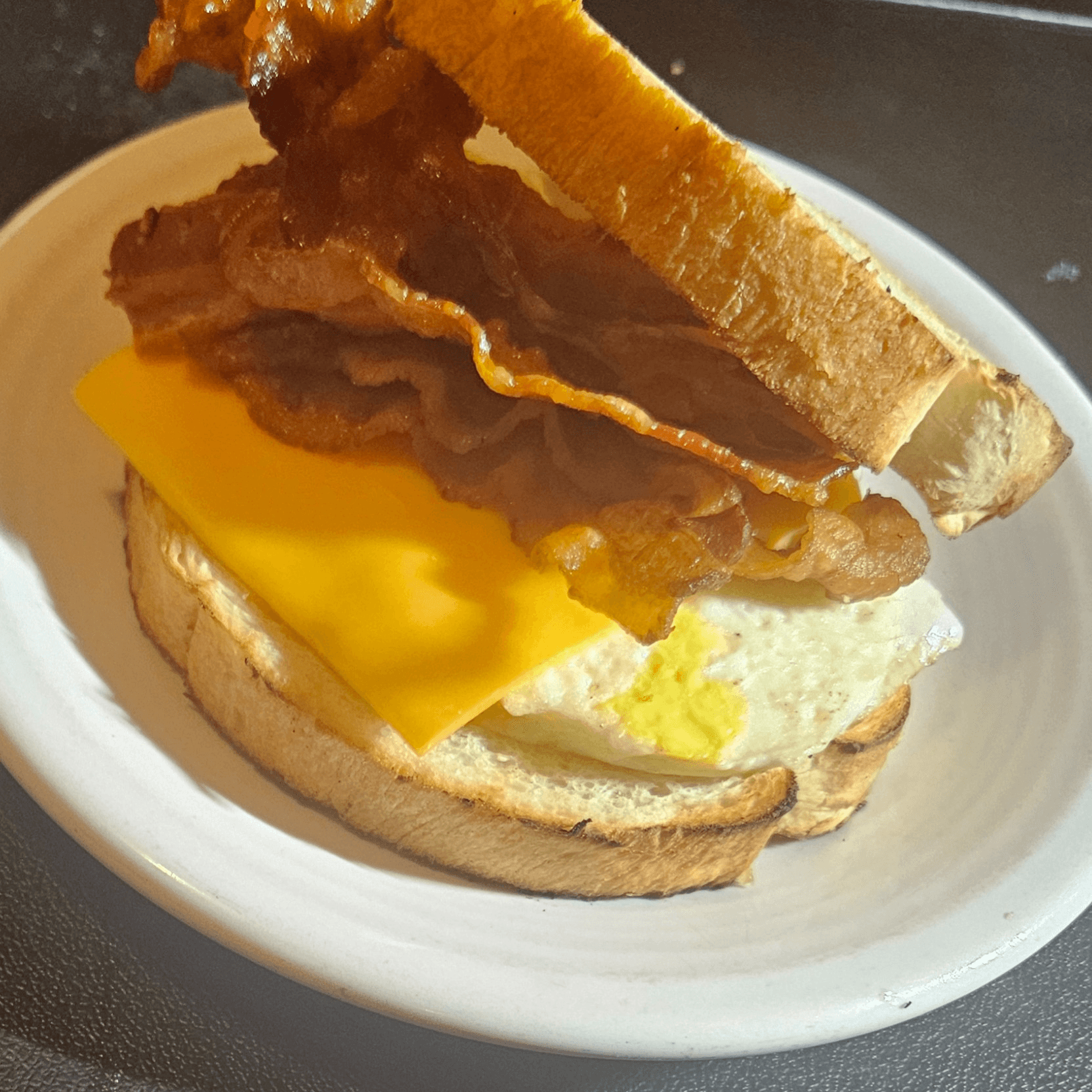 Bacon Breakfast Sandwich.