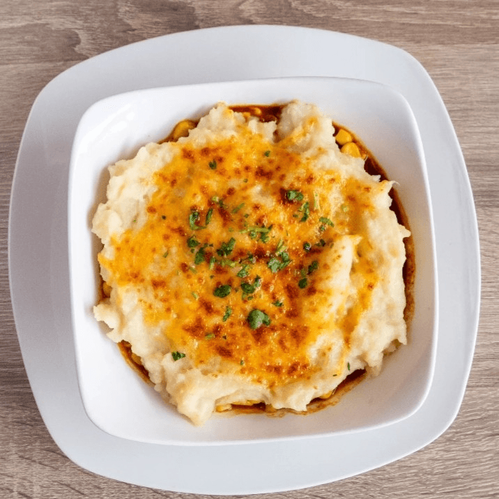 Baked Chili Shepard's Pie.