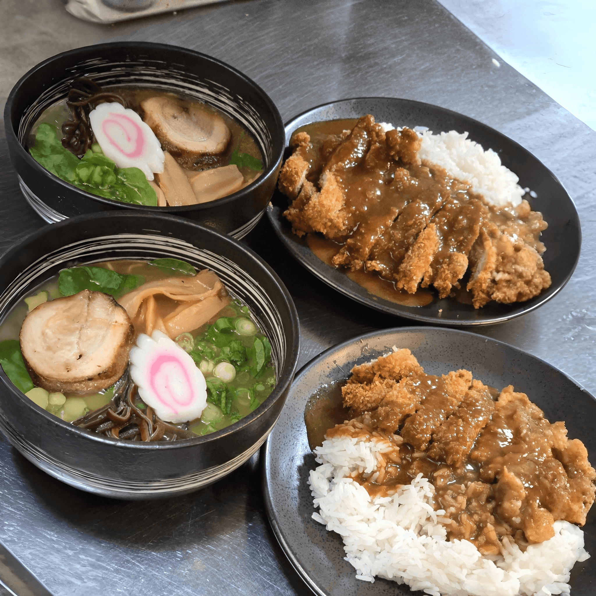 Mini Combo with Curry Rice.