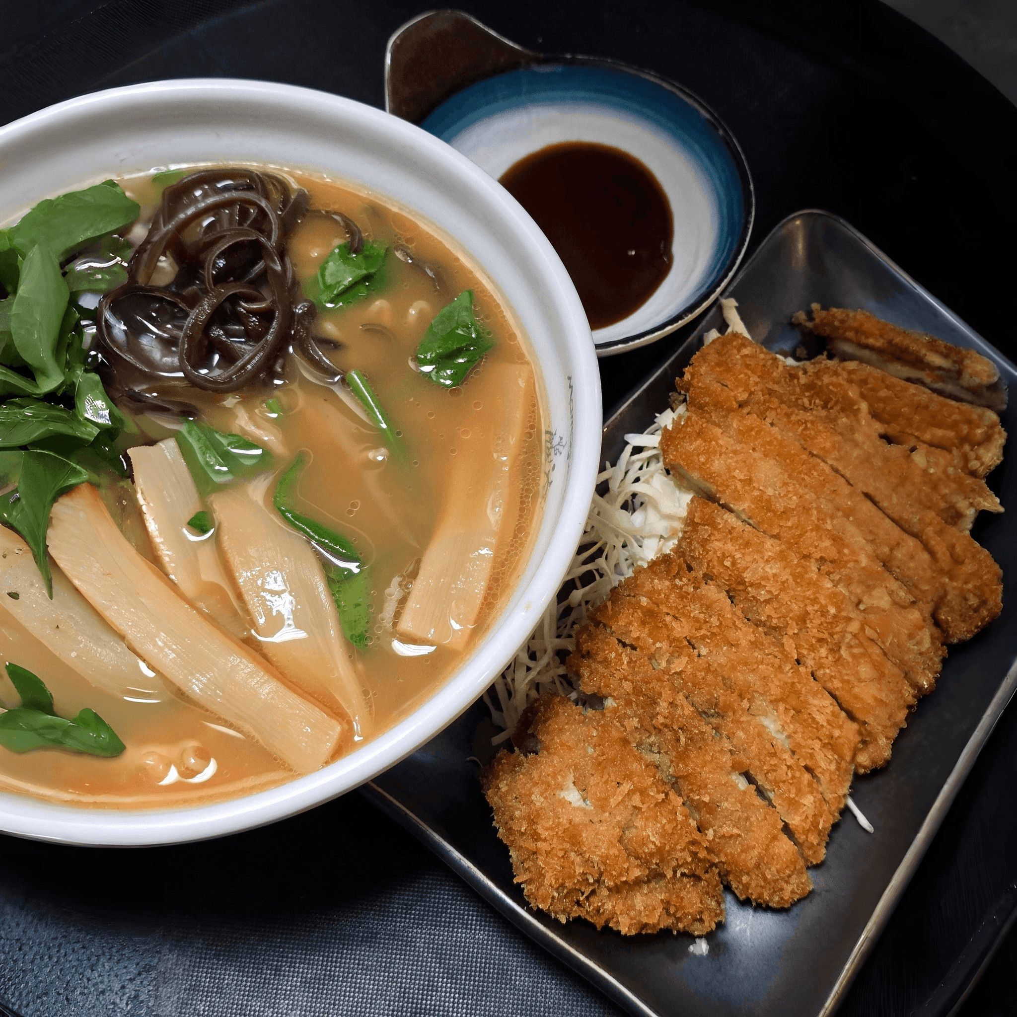 Chicken Katsu Shoyu Ramen.