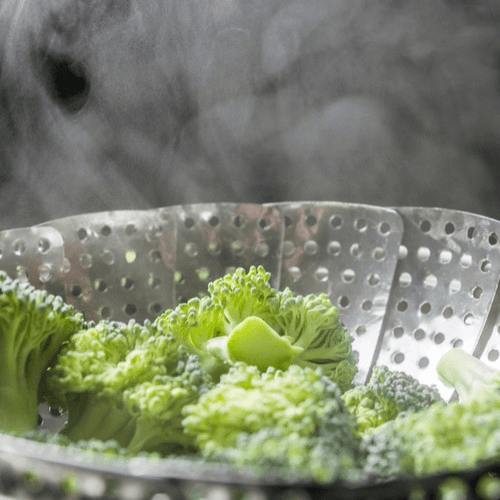 FRESH STEAMED VEGETABLES.