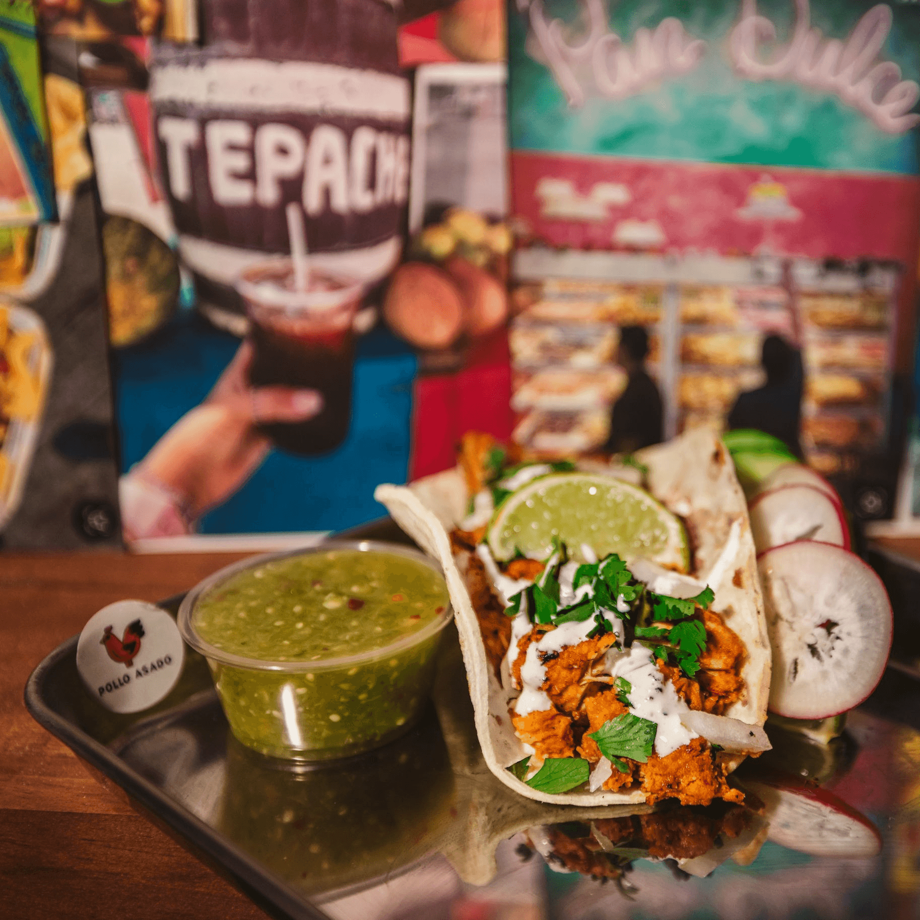 Pollo Asado Street Taco.