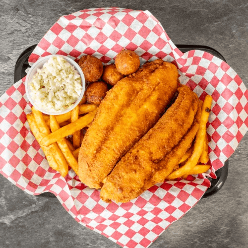 Flounder (3pc) Fish Plate.