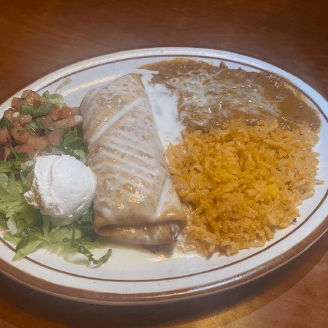Lunch Chimichanga.