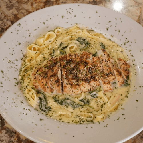 Chicken Florentine.