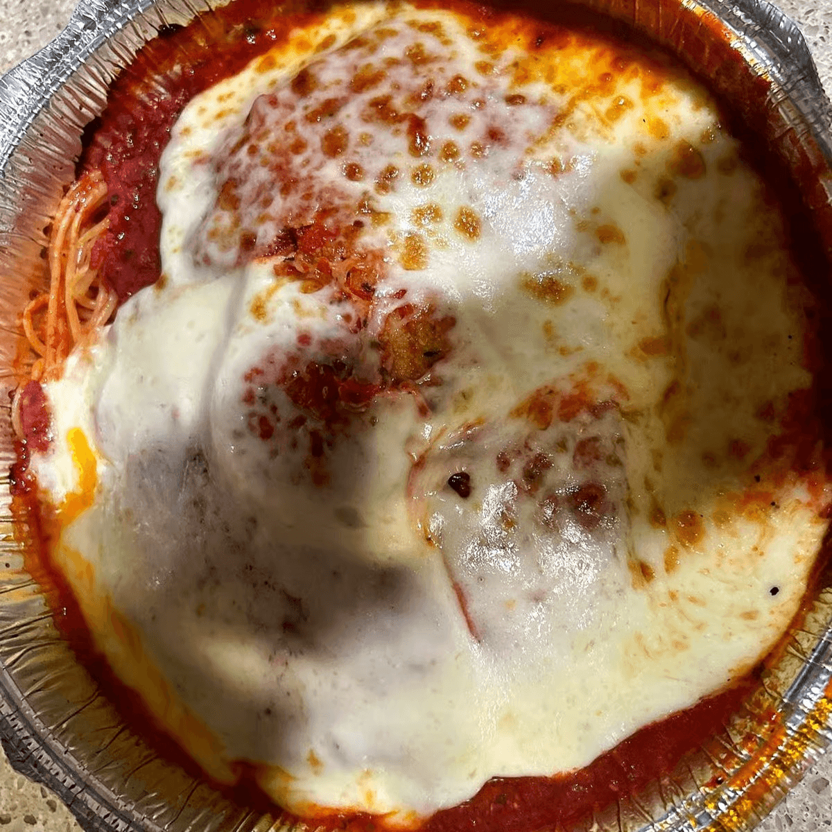 Chicken Parmigiana.