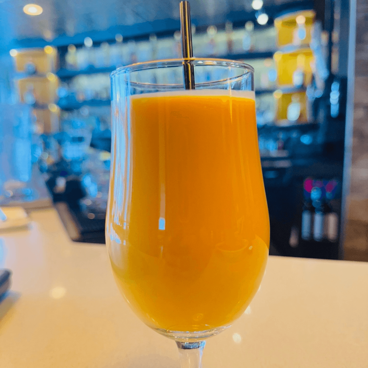 Best mango lassi in denver & dia at Curry Grill 2