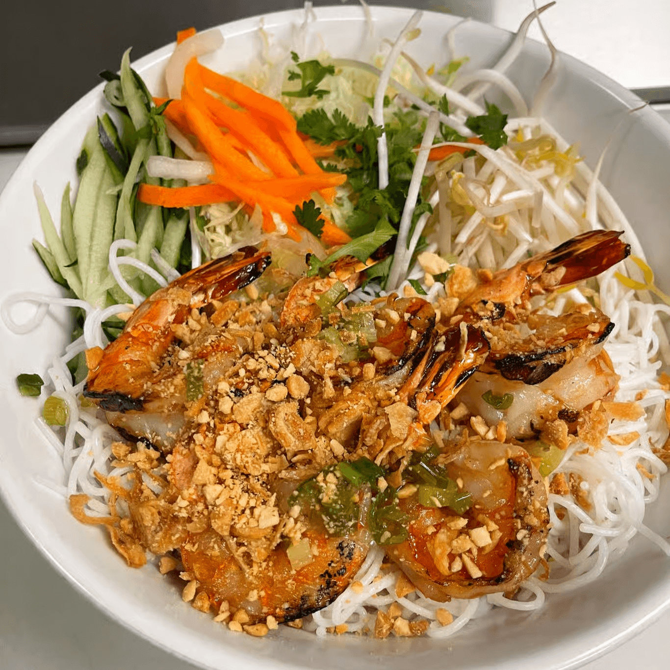 62. Bún Tôm Nướng - Grilled Shrimp.