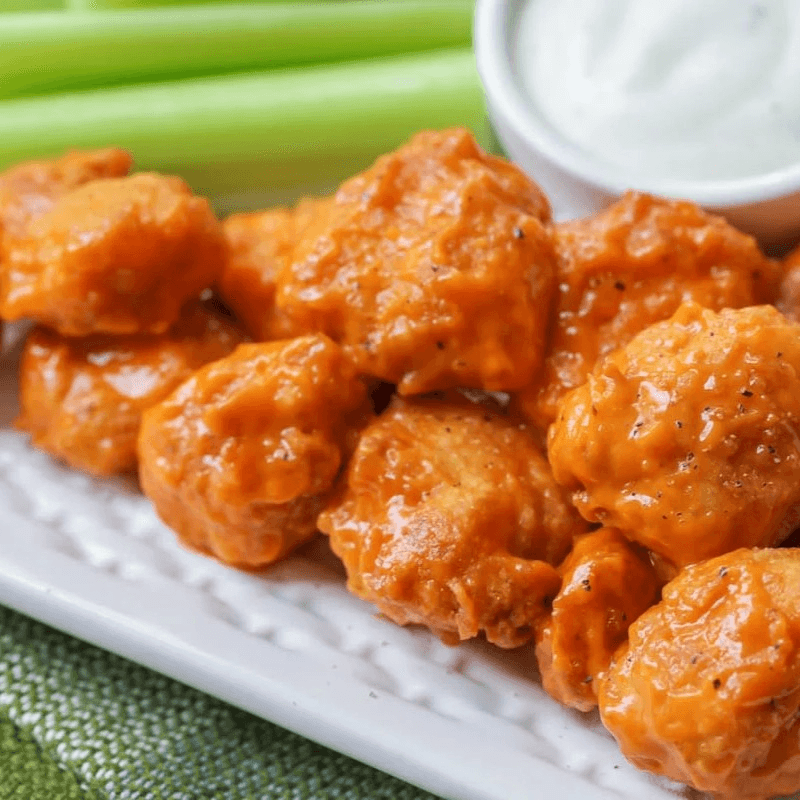 Boneless chicken wings 10.