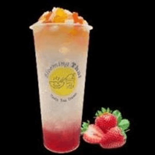 Strawberry Italian Soda.