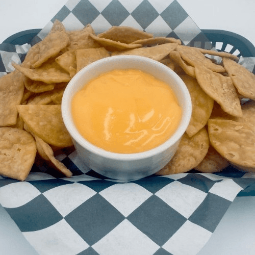 Pita Chips and Cheese.