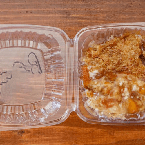 Peach Cobbler.