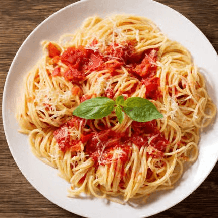 Spaghetti Marinara.