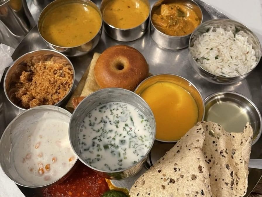 Authentic Rajasthani Thali Gold.