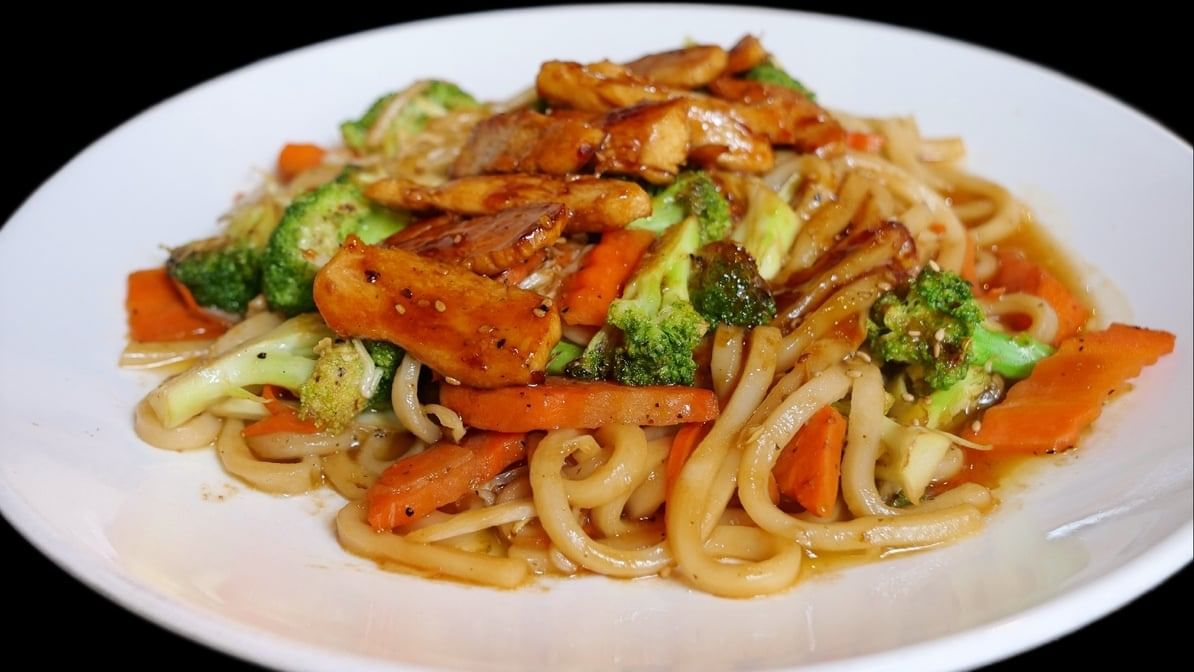 Chicken Yaki Udon Noodle.