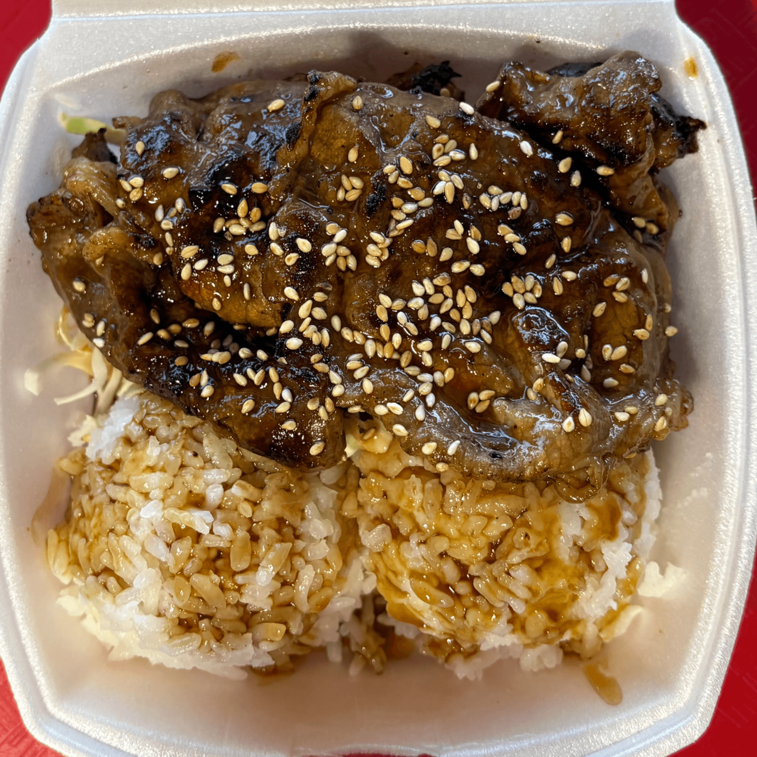 Mini Teriyaki Beef.