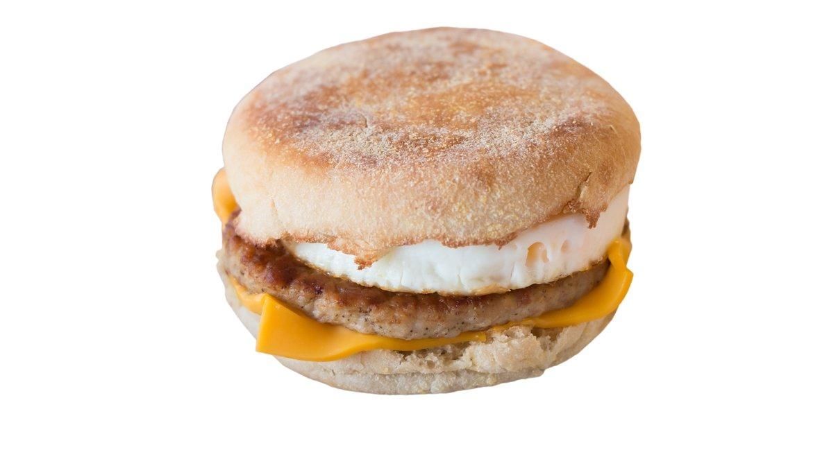 English Muffin Breakfast Sandwich.