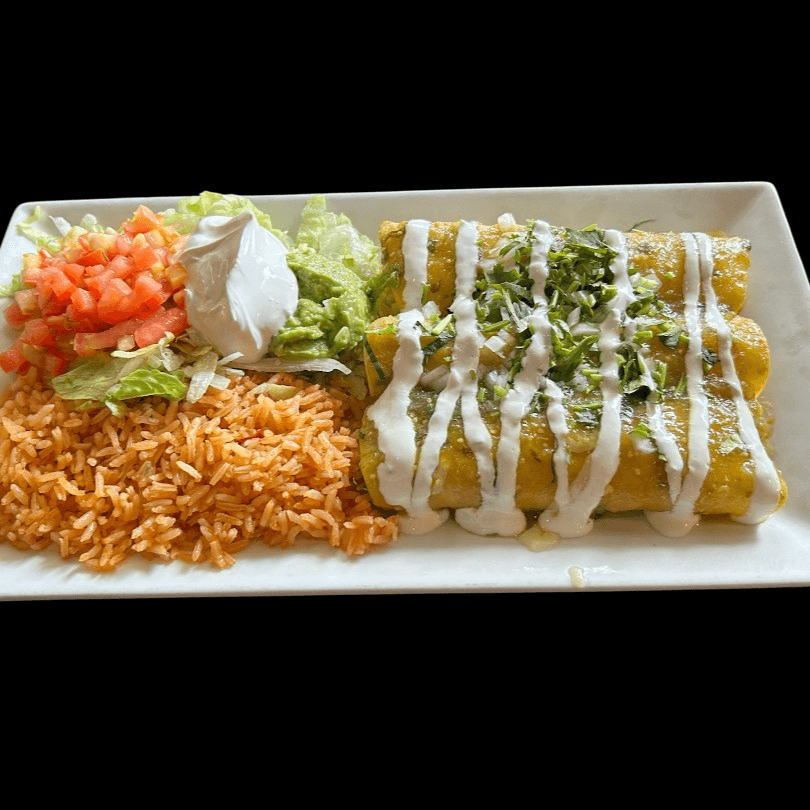 Enchiladas Verdes.