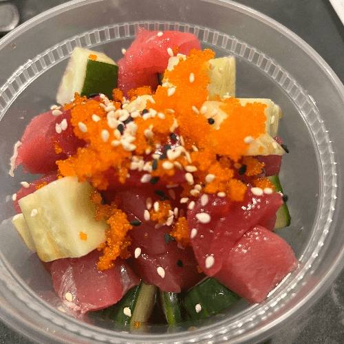 Poke tuna salad.