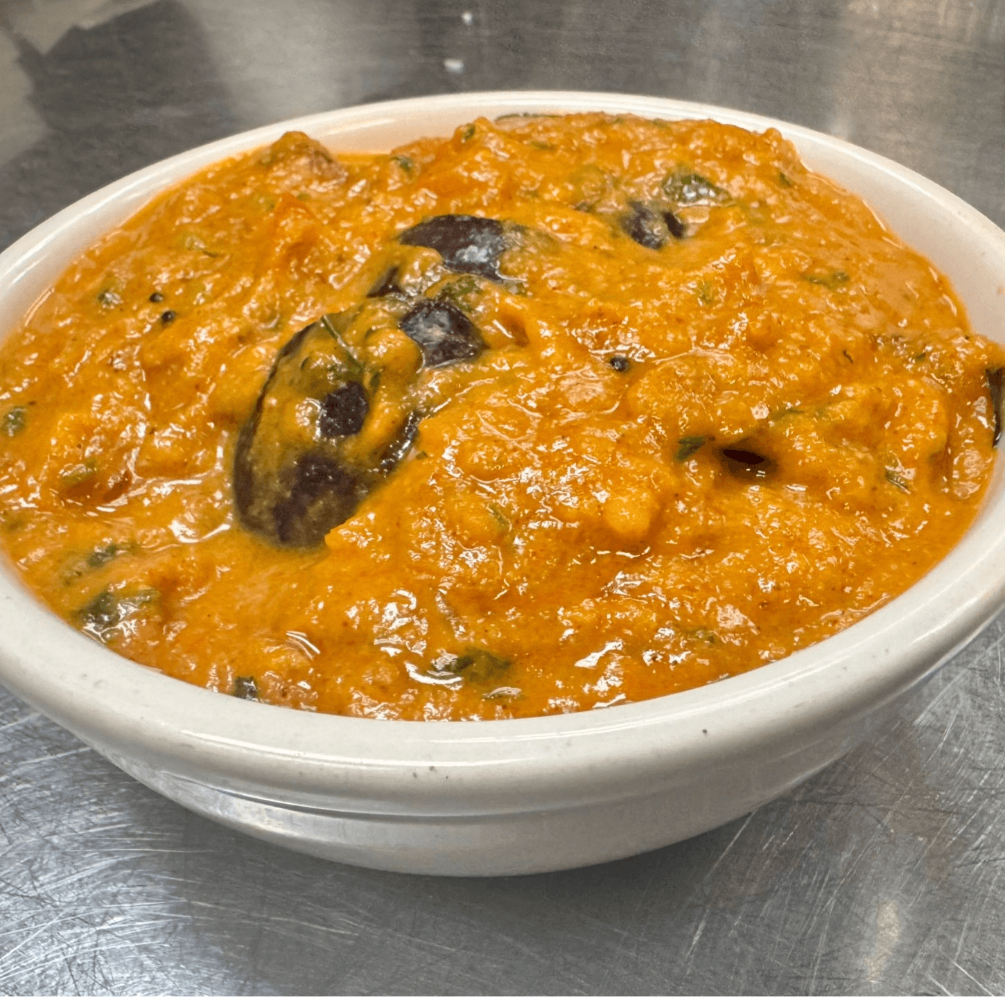 Madras Brinjal Curry.