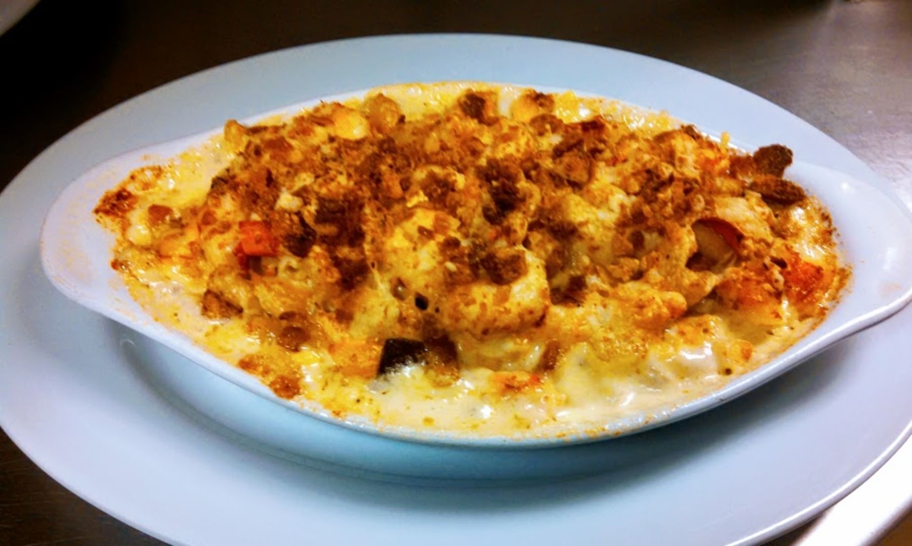 Shrimp and Lobster Mac N Cheese.