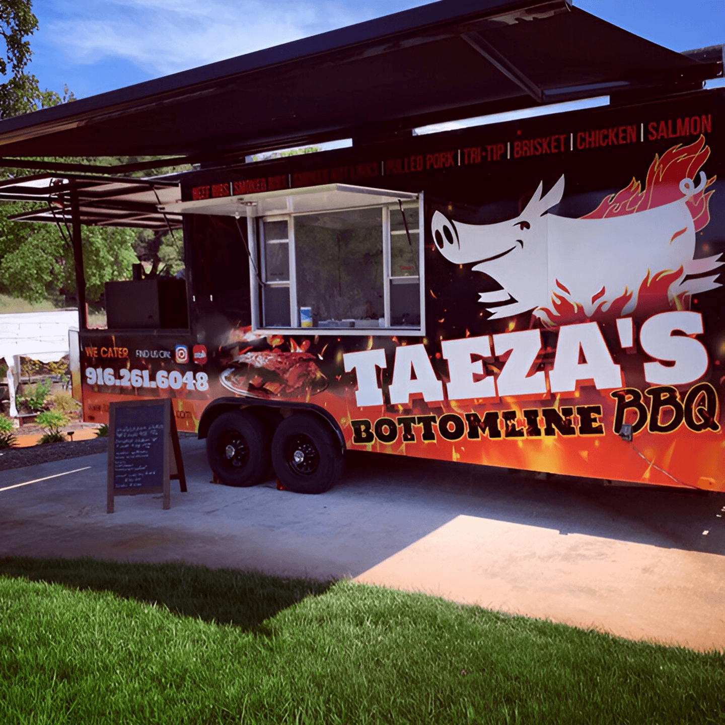 Welcome to Taeza’s Bottom Line BBQ 🍖🔥