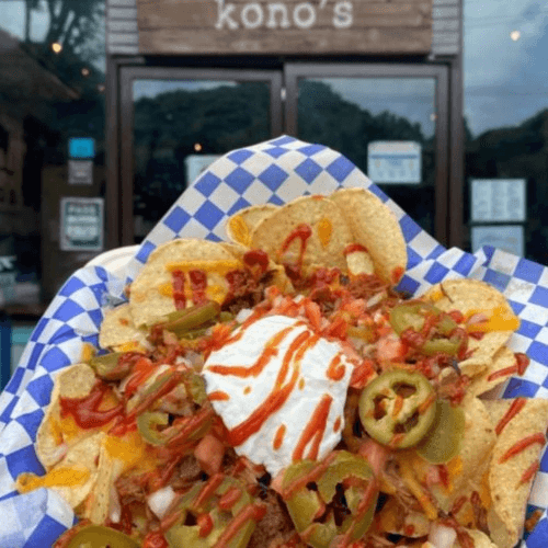 Kalua Pig Nachos.
