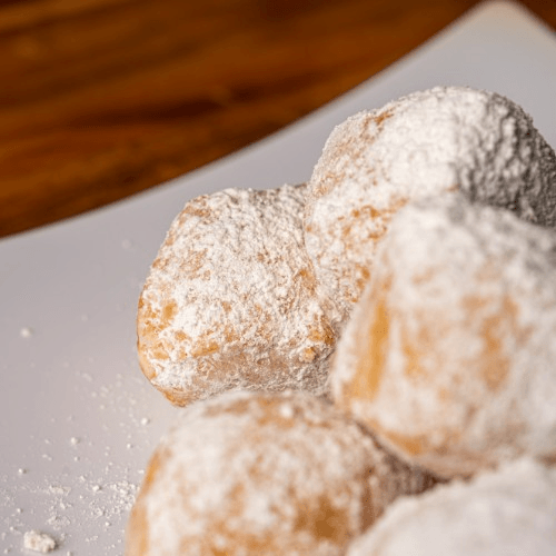 Powdered Sugar Fried Dough