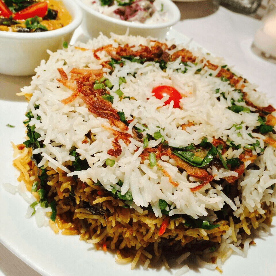 Vegetable Biryani.
