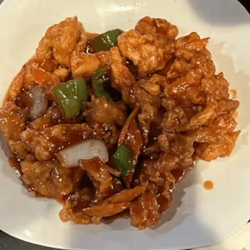 Chicken with Orange Flavor.