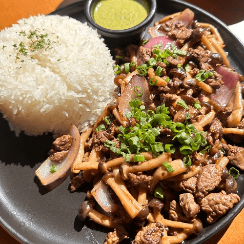 Mushroom & Beef Stir Fry.