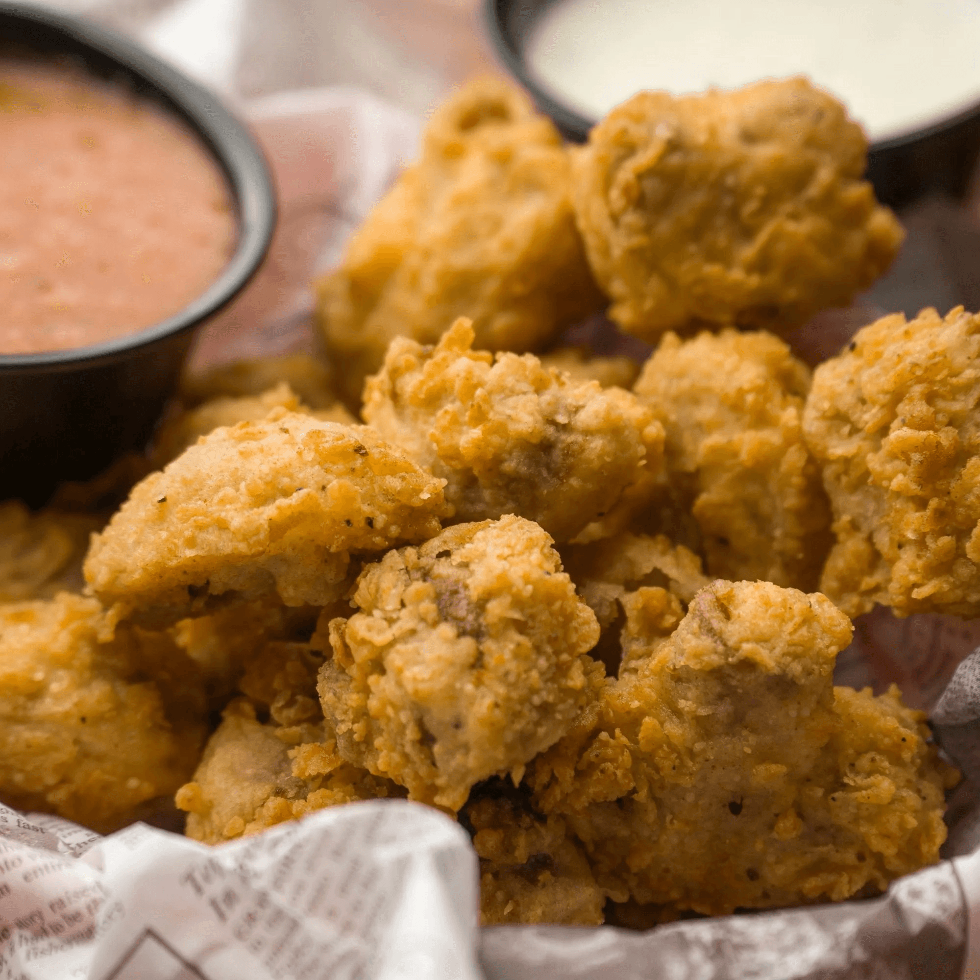 Fried Mushrooms.