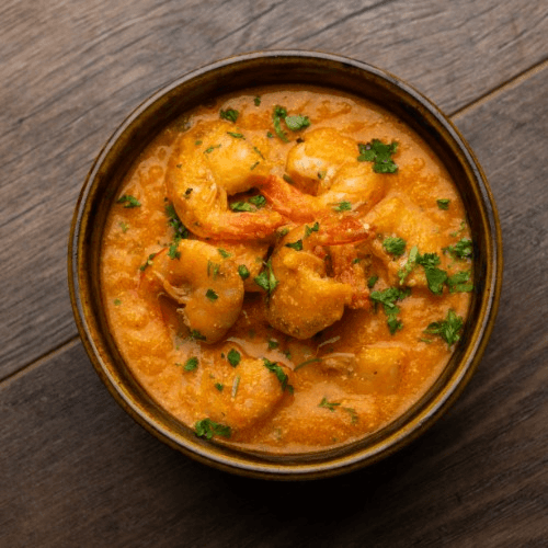 Shrimp Vindaloo.