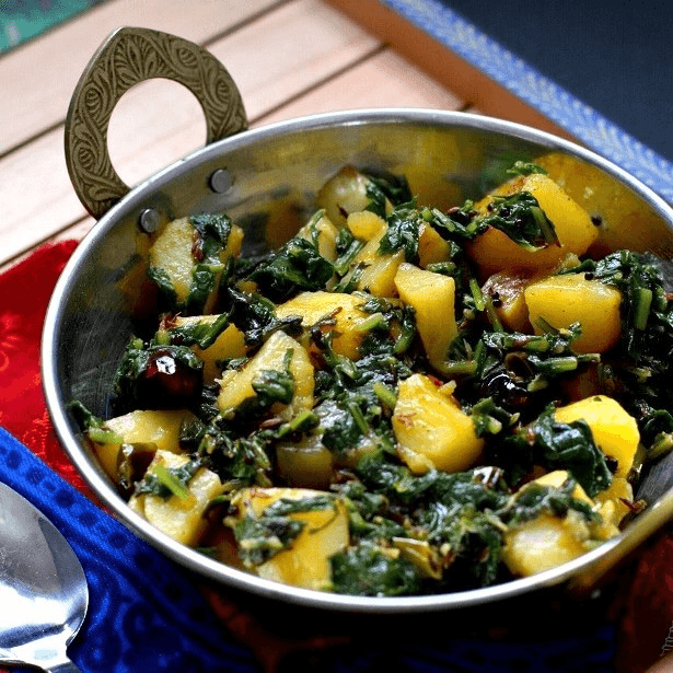 Saag Aloo.