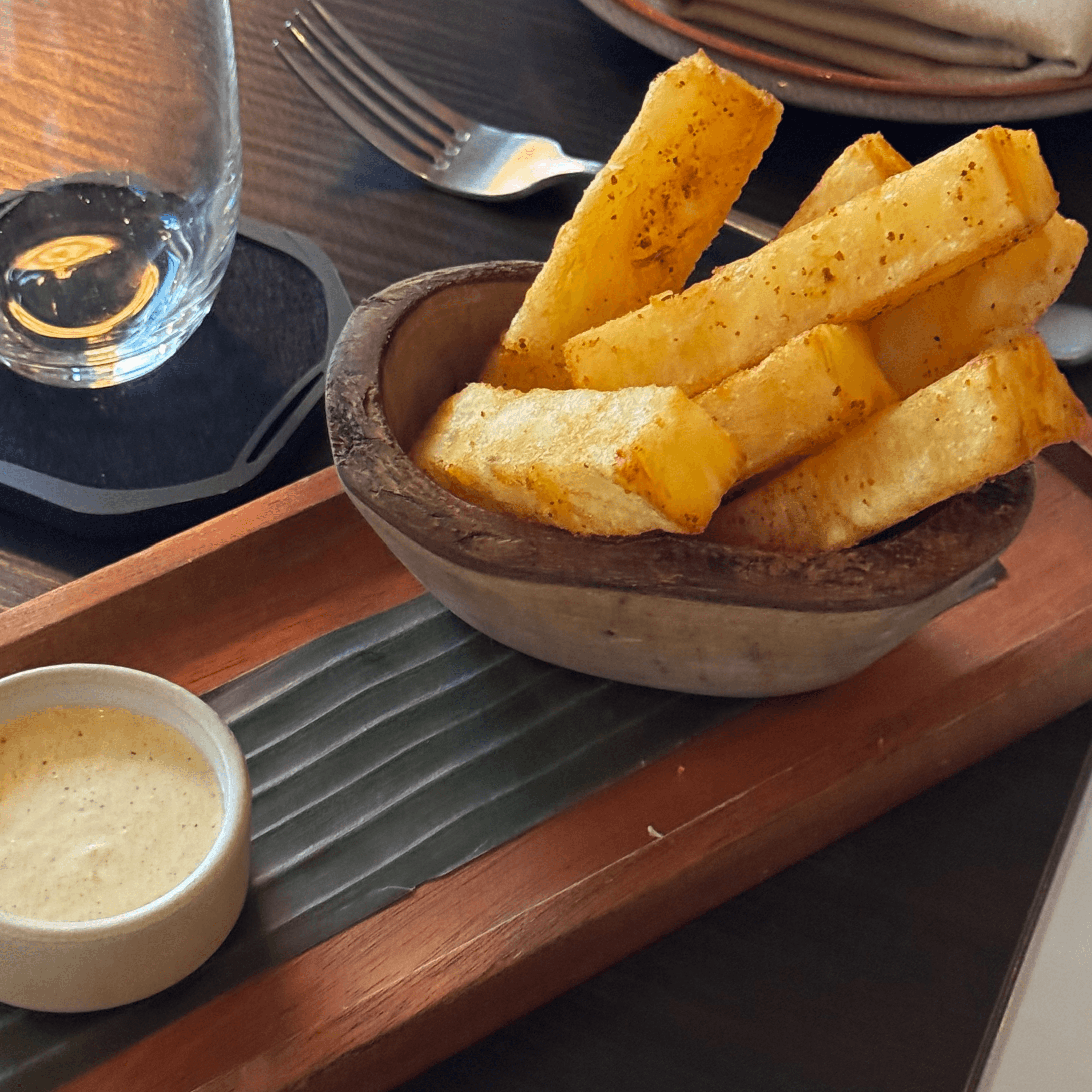YUCA FRIES.