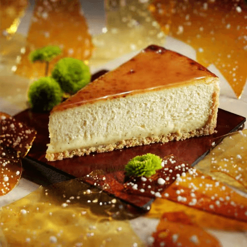 Creme Brûlée Cheesecake.