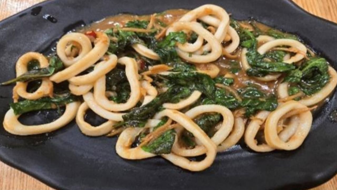 3 Cup Squid 三杯魷魚.