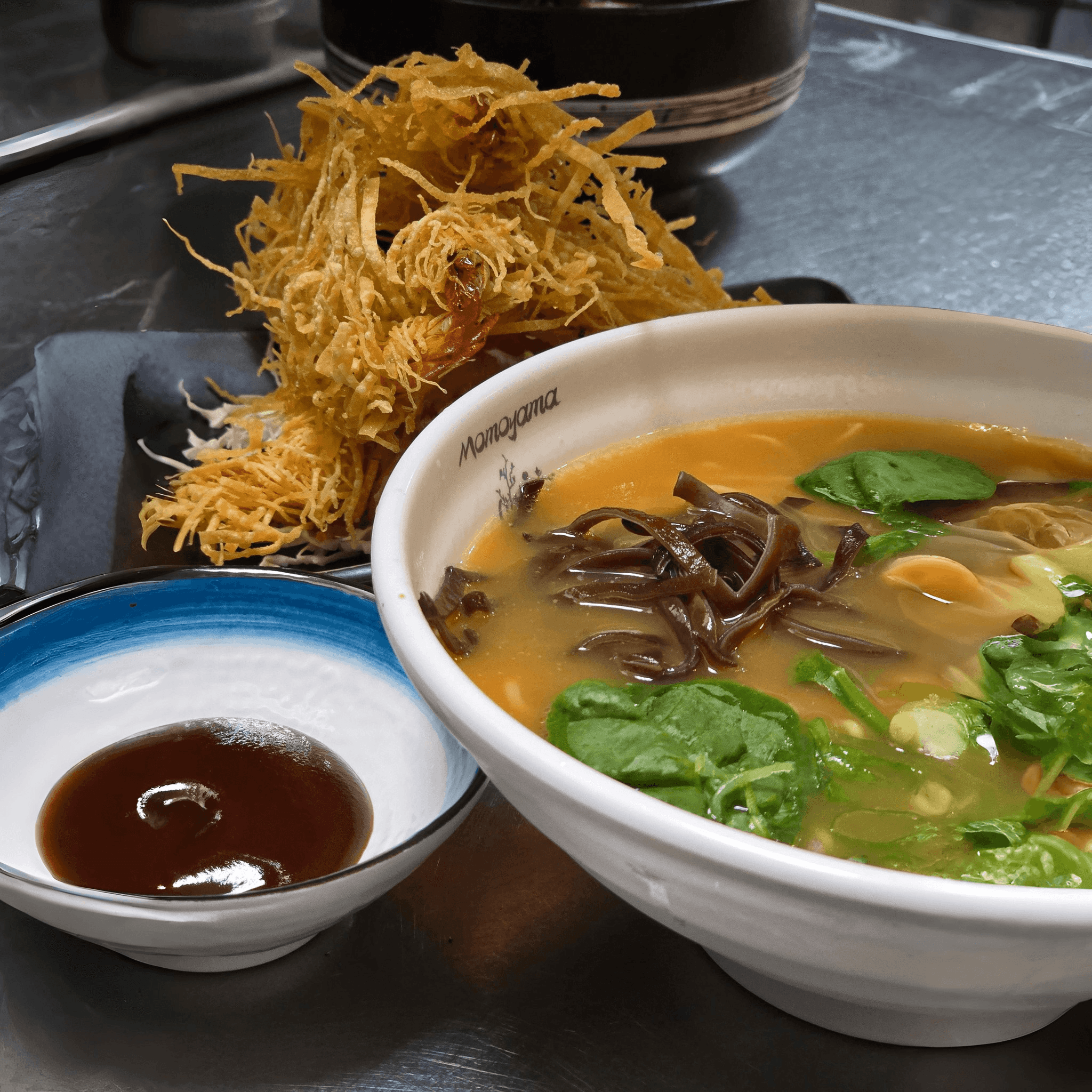 Crispy Fried Shrimp Ramen.